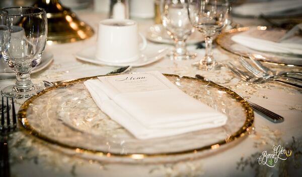 Elegant Decor Wedding at the Bonnie Glen Pavilion — photo 1 of 30