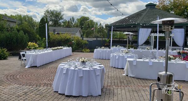 Outdoor Decor Wedding at the Bonnie Glen Pavilion — photo 4 of 40