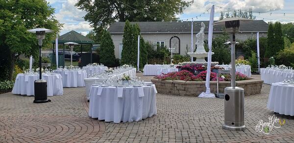 Outdoor Decor Wedding at the Bonnie Glen Pavilion — photo 9 of 40