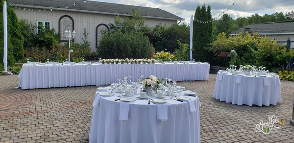 Outdoor Decor Wedding at the Bonnie Glen Pavilion — photo 6 of 40