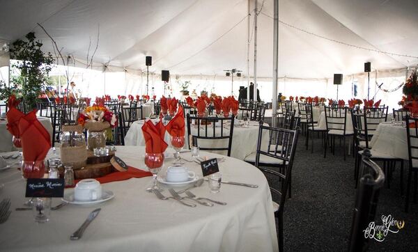 Rustic Decor Wedding at the Bonnie Glen Pavilion — photo 5 of 13