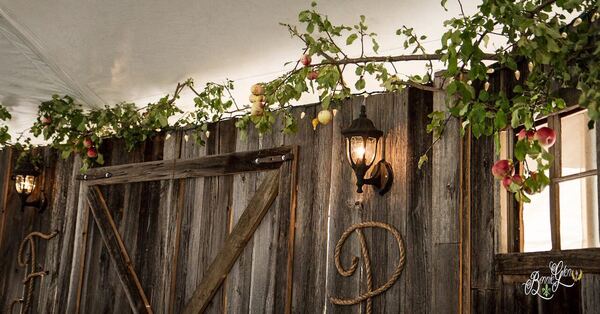 Rustic Decor Wedding at the Bonnie Glen Pavilion — photo 1 of 13