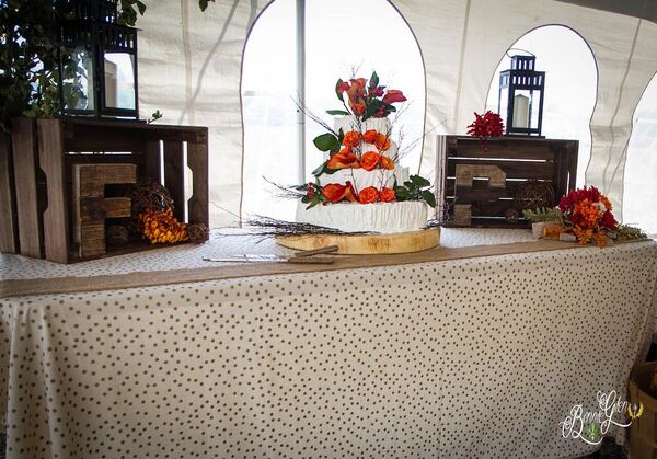 Rustic Decor Wedding at the Bonnie Glen Pavilion — photo 11 of 13